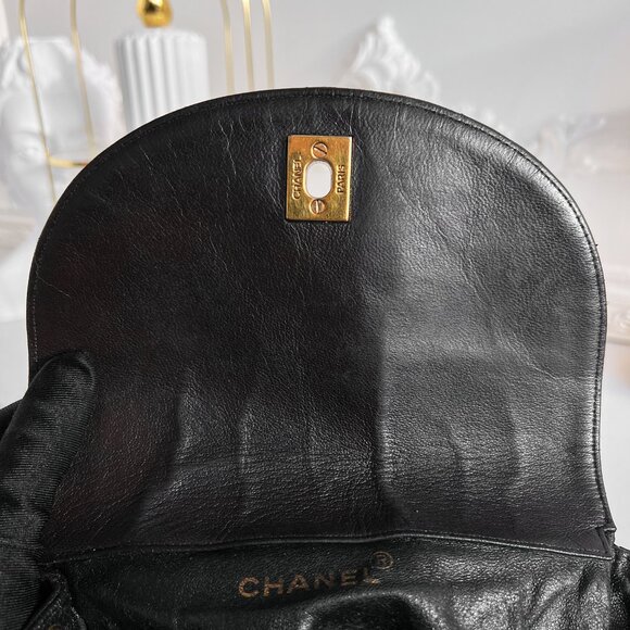 Authentic Chanel Backpack Matelasse Daypack Brown Leather Duma B0879 - Picture 10 of 16